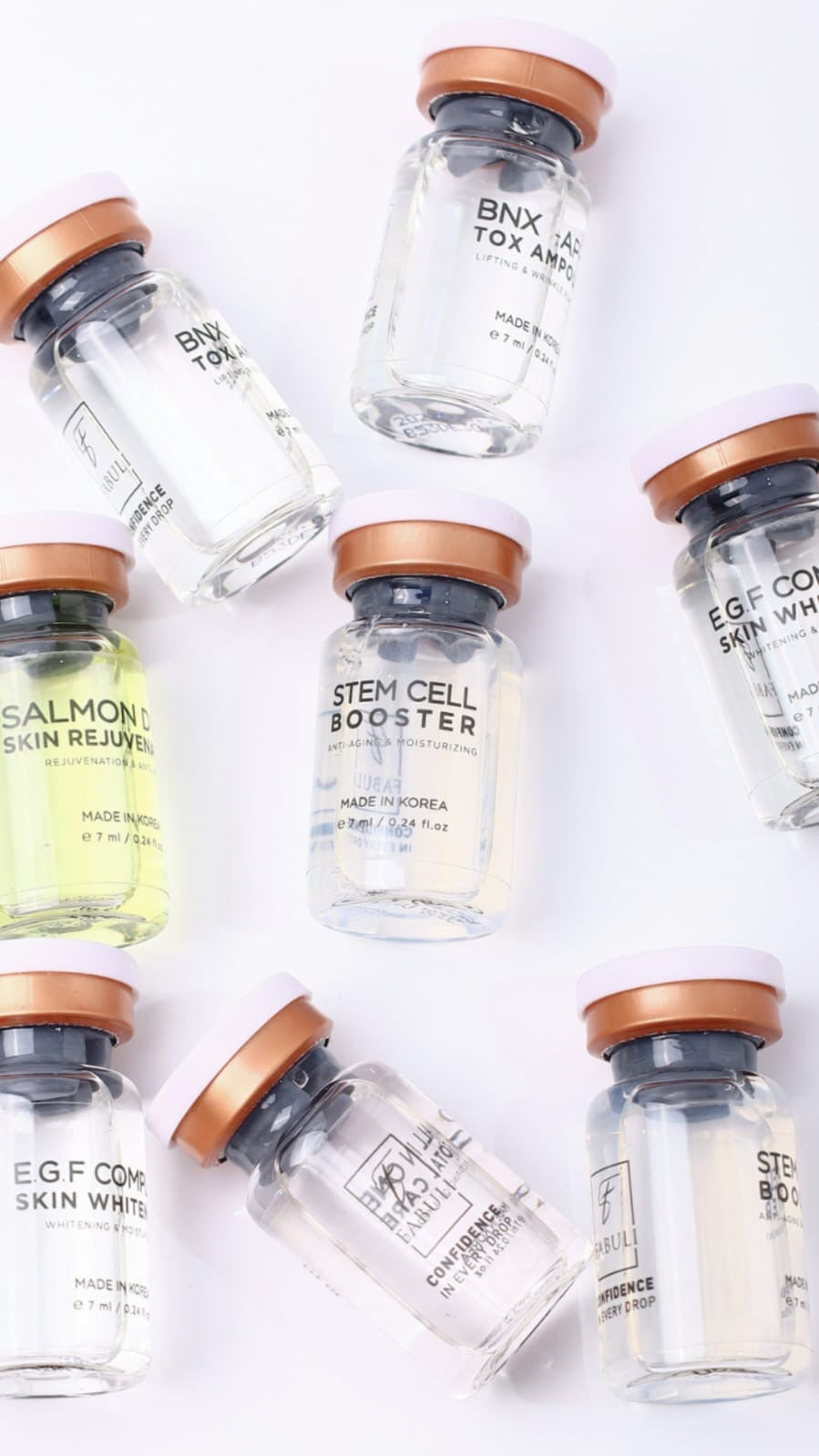 FABULI Korean serum ampoules — confidence in every drop