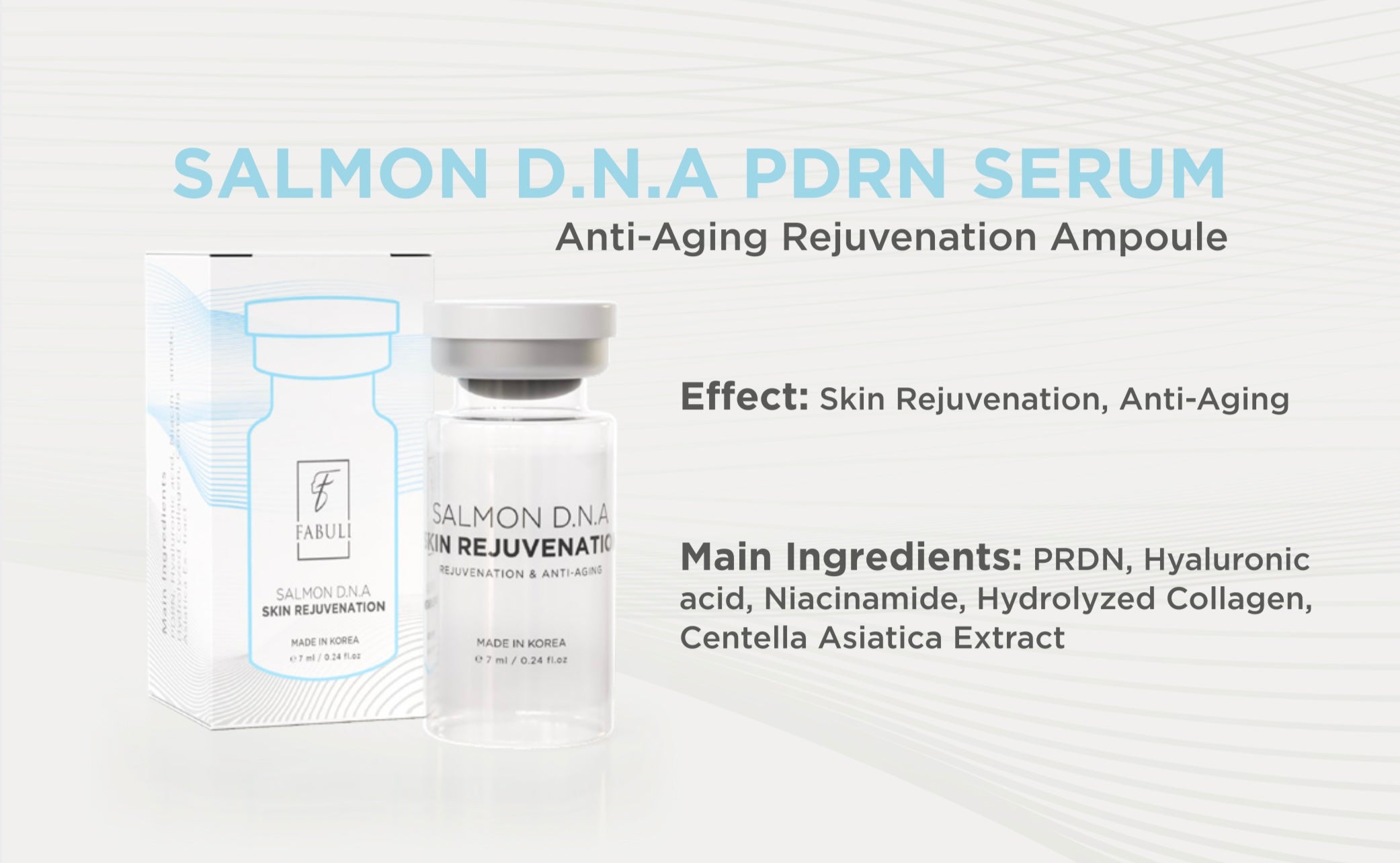 Salmon DNA Skincare Product - Anti-Aging and Skin Rejuvenation